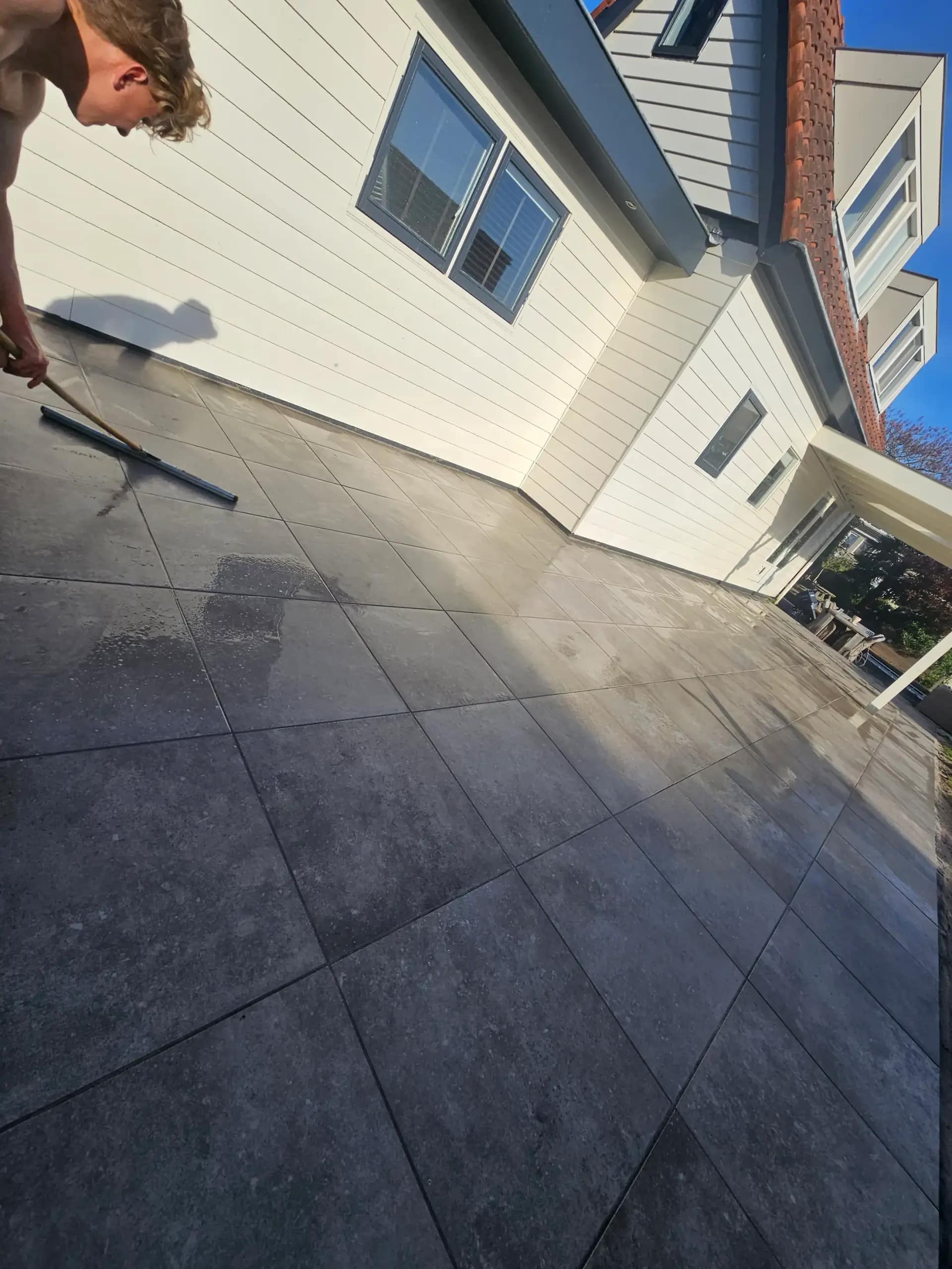 Oprit- en terrasbestrating