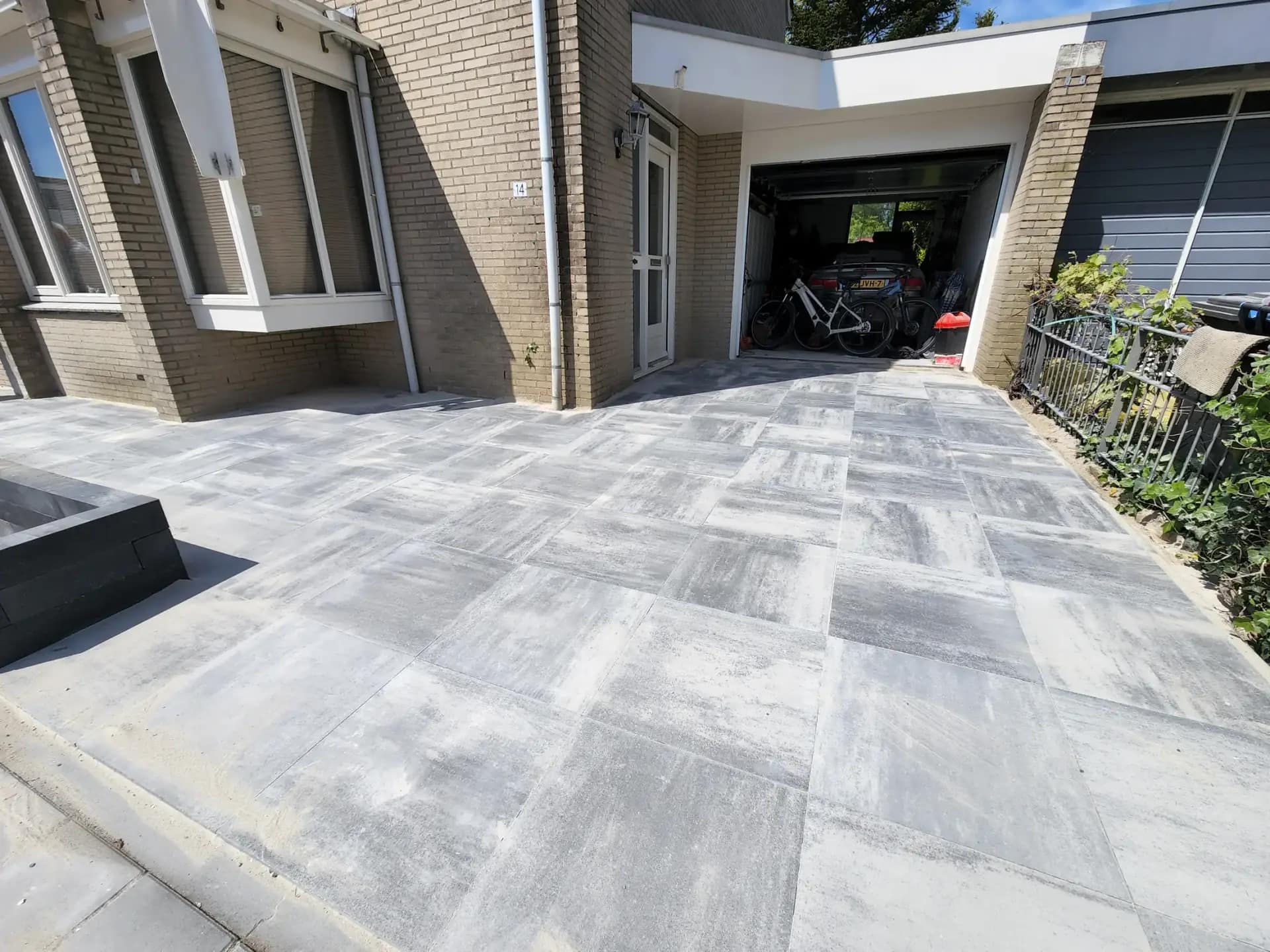 Sierbestrating patroon in Oostzaan