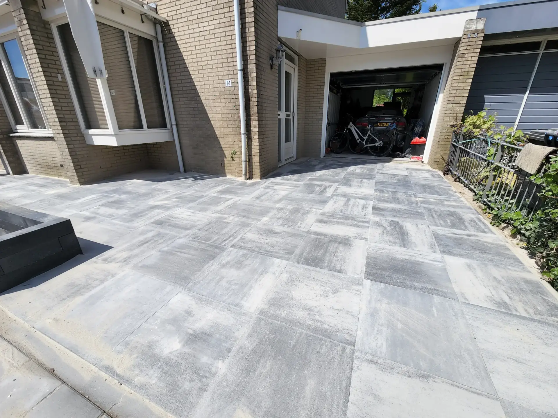 Sierbestrating patroon in Oostzaan